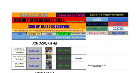 hoobuy qc|Hoobuy Spreadsheets.